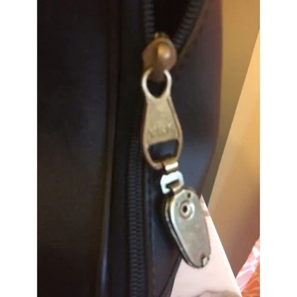 SAA/SAL South‎ African Airways Vintage Luggage Bag Two Zippered Top Compartments